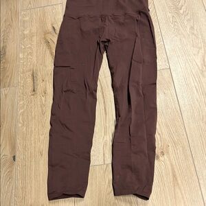 Free People Chocolate High-Waisted Leggings‎